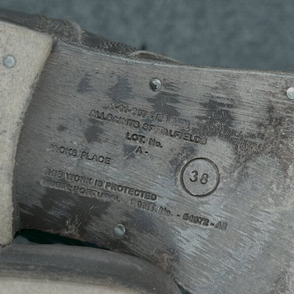 All Saints Spitalfields boots Women's 8 Rustic Brown Leather Moto Combat Lace Up - Picture 14 of 14